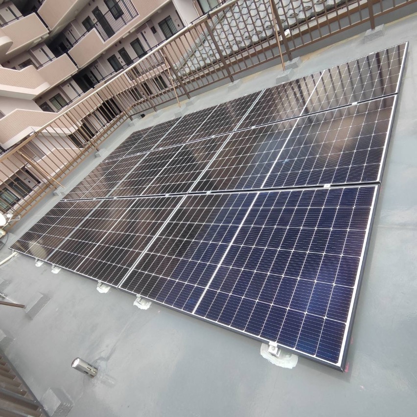 🌸本日は板橋区で太陽光パネルの工事でした👷
