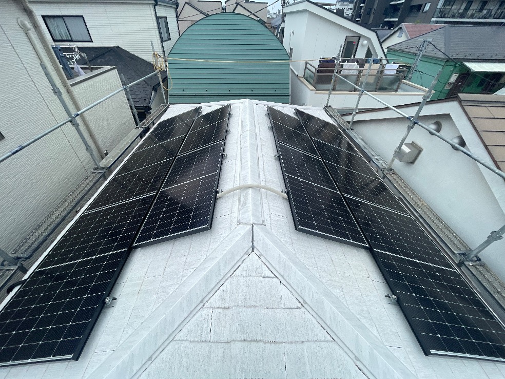 🎮本日は中野区での太陽光パネルのお仕事のご紹介🔧
